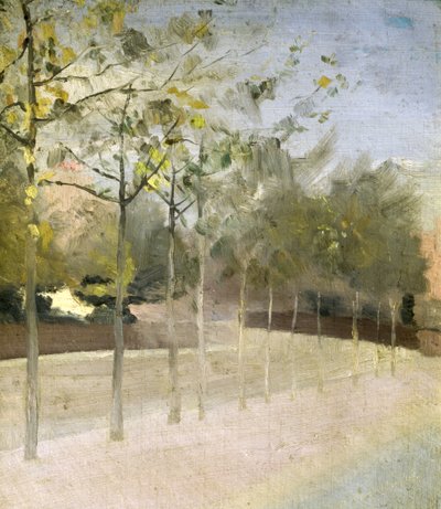 Chelsea Embankment, Plane Trees by Paul Fordyce Maitland